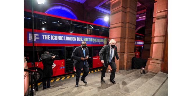 BYD Double Deck Electric Bus Fleet Used as VIP Transportation for World Leaders at COP26