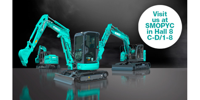 Kobelco Construction Machinery makes its debut at SMOPYC 2021