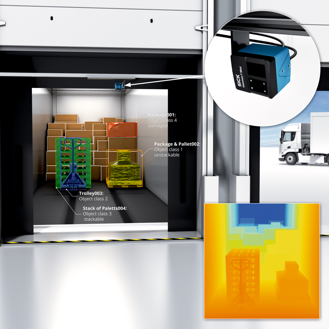Visionary T Mini loading optimisation of trailers