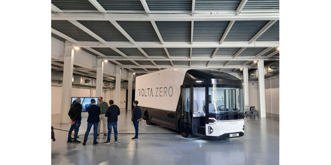 Full-electric Volta Zero touches down in Milan on its latest European tour