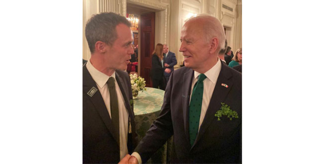 Logistics UK’s Policy Manager for Northern Ireland meets President Joe Biden