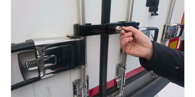 TrailerLock holds universal key to fridge trailer and sea container security