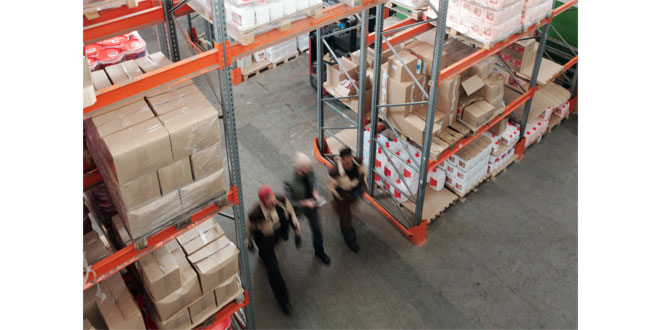 How does Intralogistics support warehouse processes