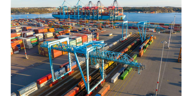 New rail shuttle connects the Port of Gothenburg with Northern Sweden