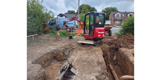 Lancashire building firm puts Yanmar mini excavator to the test