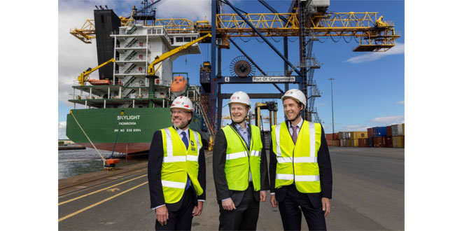 New Grangemouth container route with CMA CGM and containerships