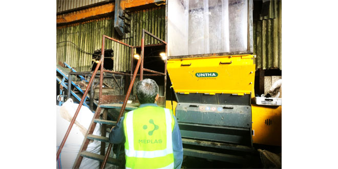 UNTHA shredder at the heart of Meplas plastic recycling operation