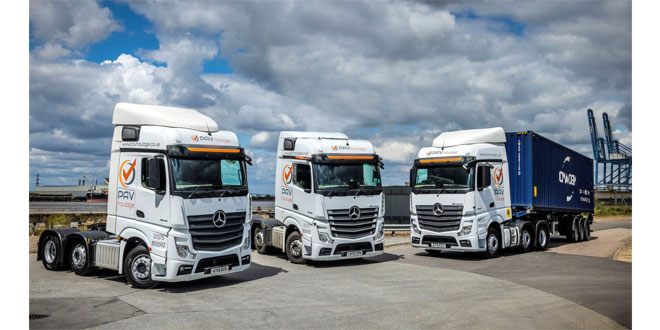 PAV Haulage powers ahead with its first two pre-owned Actros from Mercedes-Benz Certified