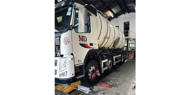 Truck Dealer saves on tyres and fuel using wheel aligner from AES UK