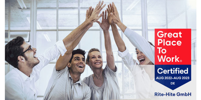 Rite-Hite GmbH certified as a Great Place to Work®