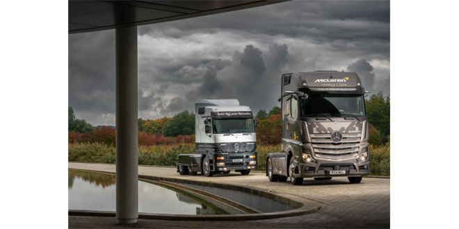 F1 team McLaren takes a trip down Mercedes-Benz memory lane