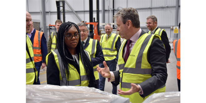 GS Yuasa welcomes The Rt Hon Kemi Badenoch MP to Swindon headquarters