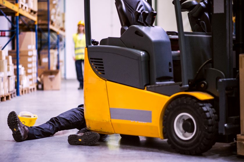 Around 1,300 serious forklift-related injuries occur in UK workplaces every year