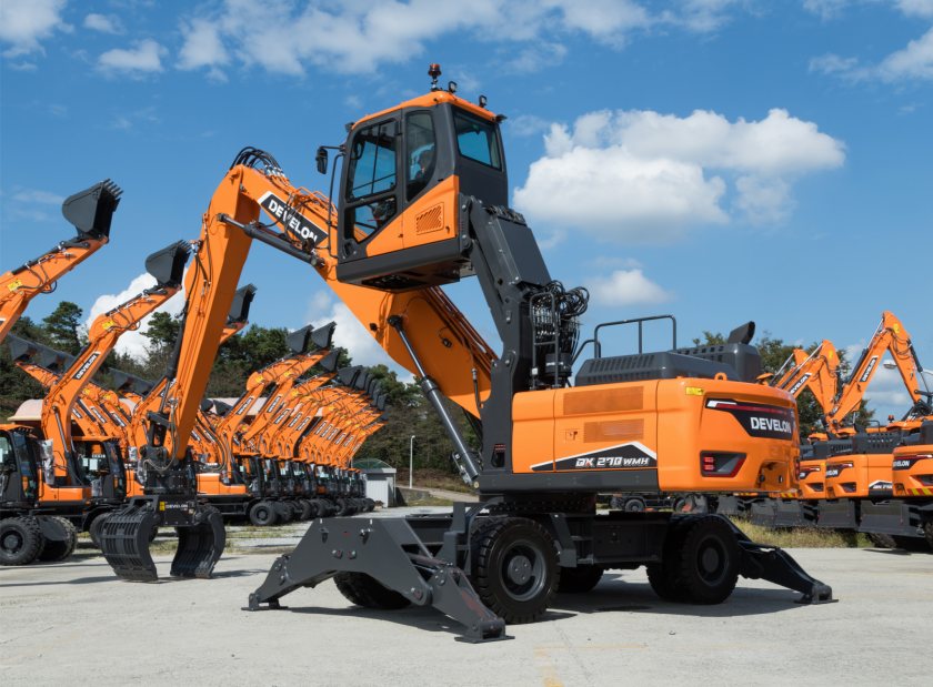 The DX270WMH-7 incorporates DEVELON’s Smart Power Control (SPC) system
