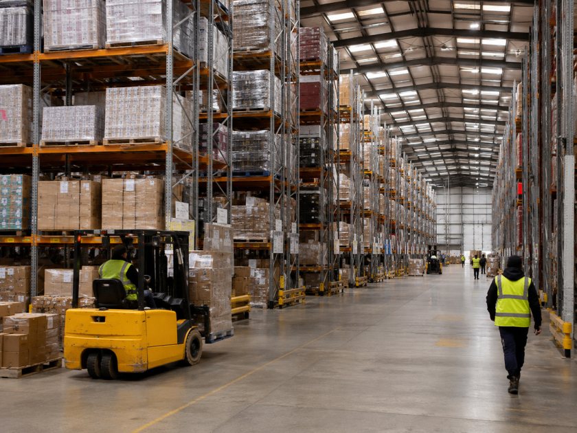 New analysis suggests around 760,000 people work in warehousing across the UK