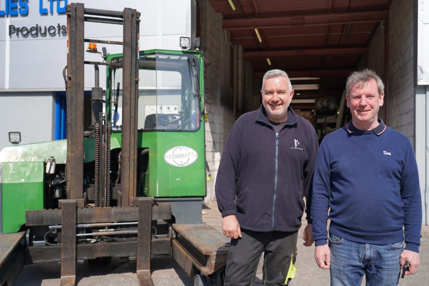 Operator Tony McManus said the C-Series had made unloading safer and less labour intensive