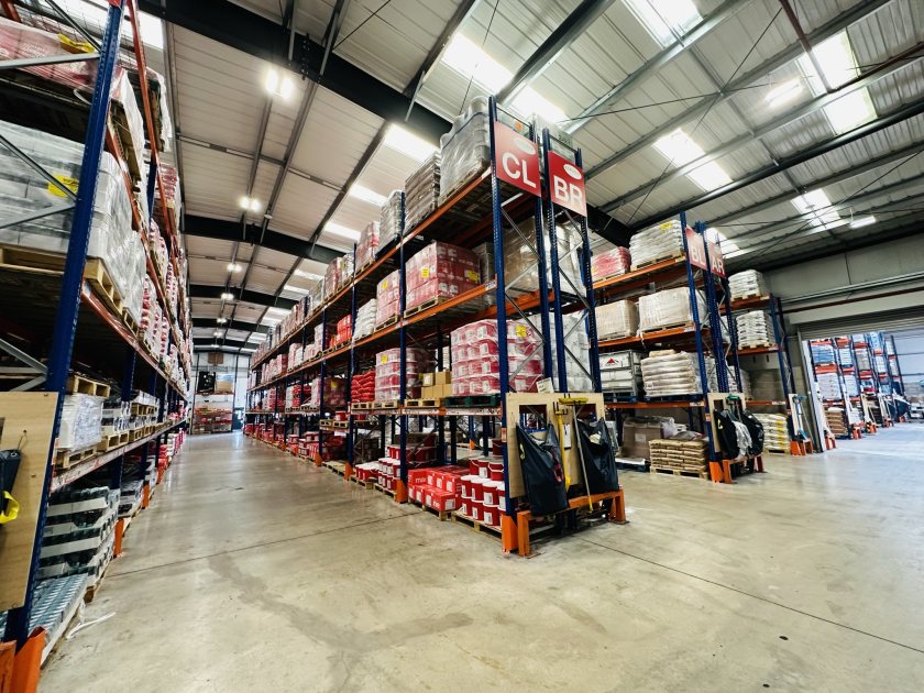 The company operates nine HGVs and 10 forklift trucks from its 35,000 sq ft warehouse in Lisburn