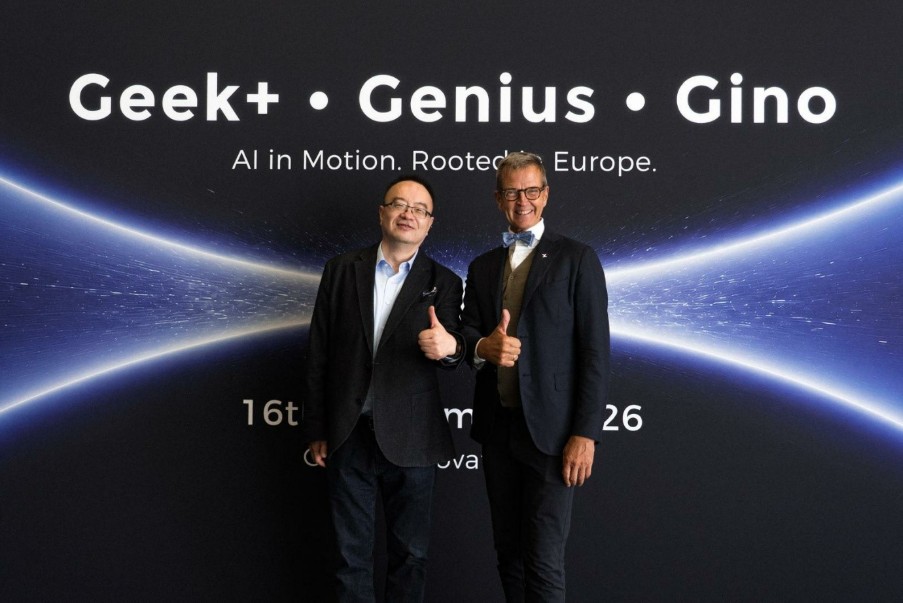 The new Düsseldorf facility will showcase AI-powered warehouse robotics and logistics software